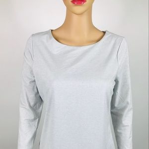 Charter Club Metallic Top Silver Dust K#28